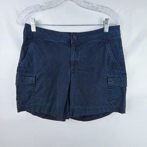 Dockers Cargo Shorts Women's 8 Blue Outdoors Classic Adventure